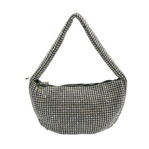 I.N.C. International Concepts Black Diamond Mesh Hobo Bag